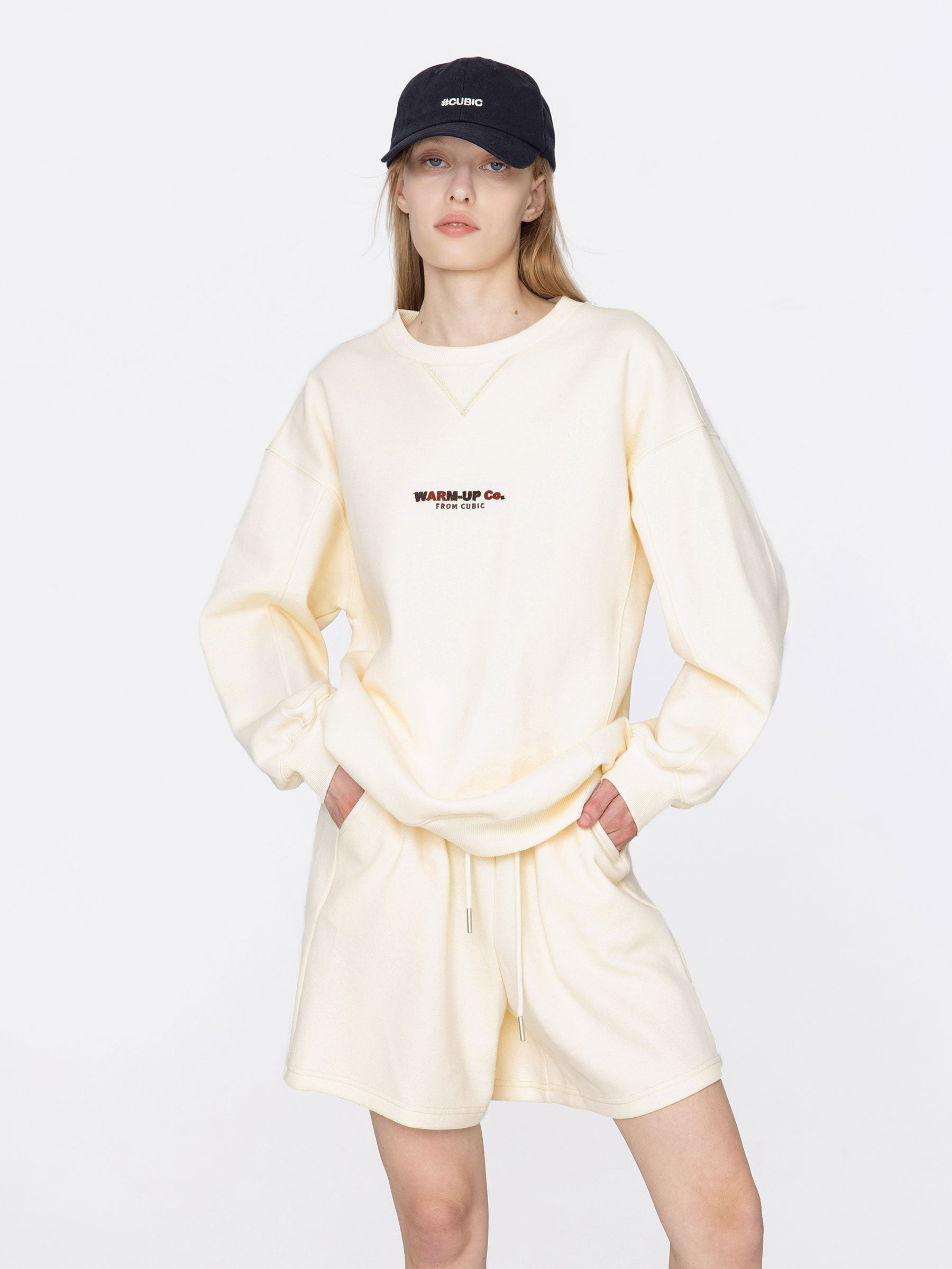 Oversized Boyfriend Sweater and Matching Shorts-5