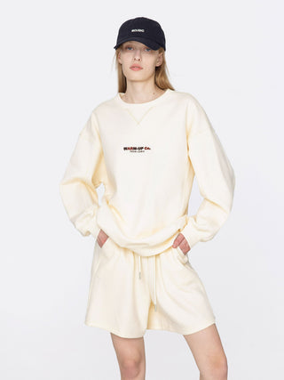 Oversized Boyfriend Sweater and Matching Shorts
