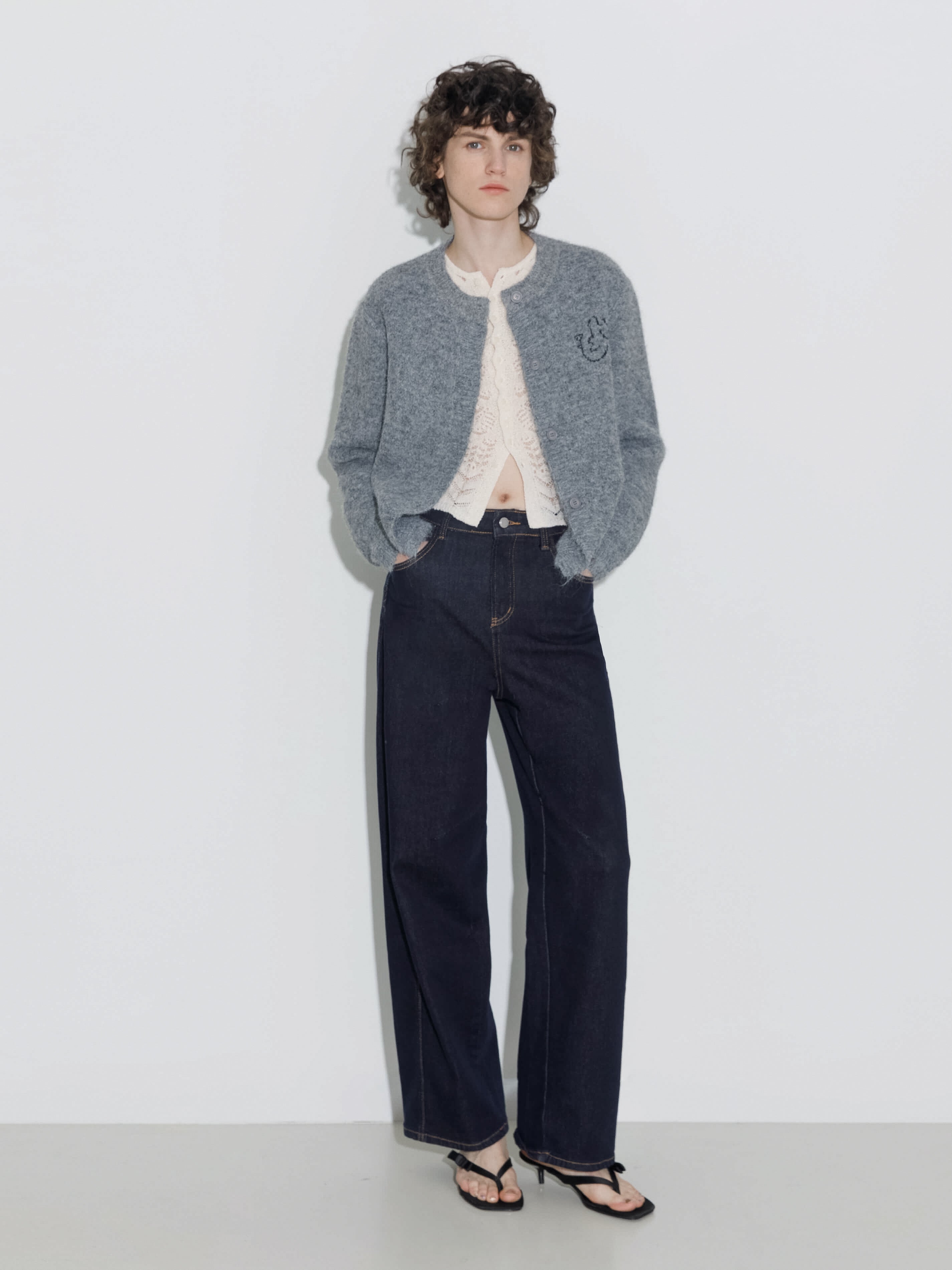 "CUBIC WINE CLUB" Tapered Fit Jeans-9