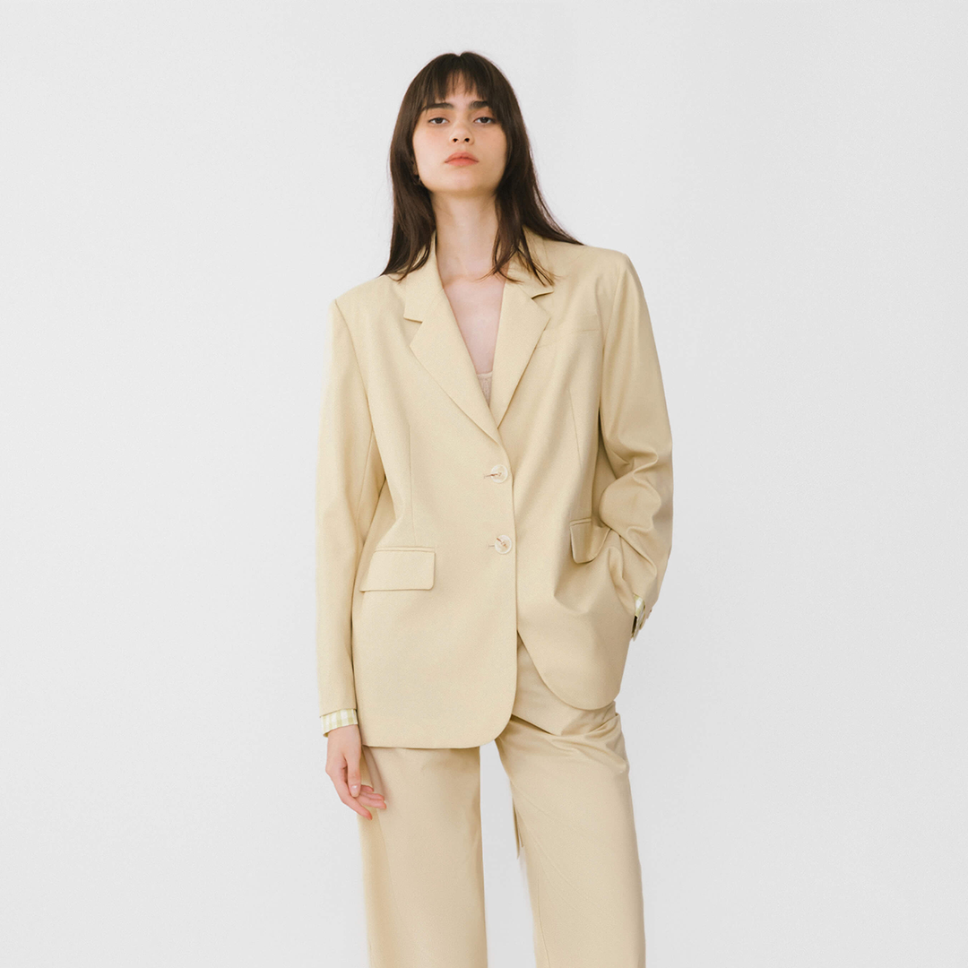 Single breasted blazer-19