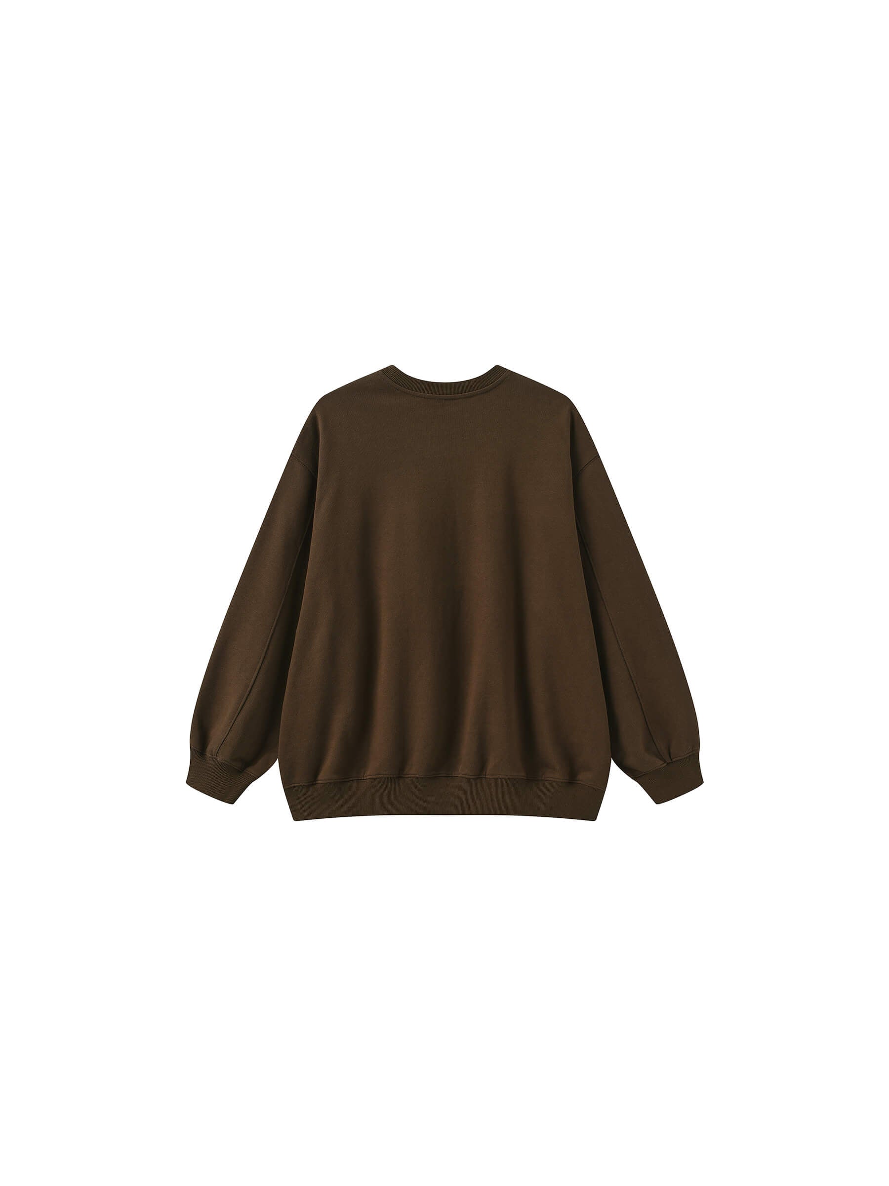 ONE BY CUBIC Oversized Crew Neck 100% Cotton Sweatshirt-9
