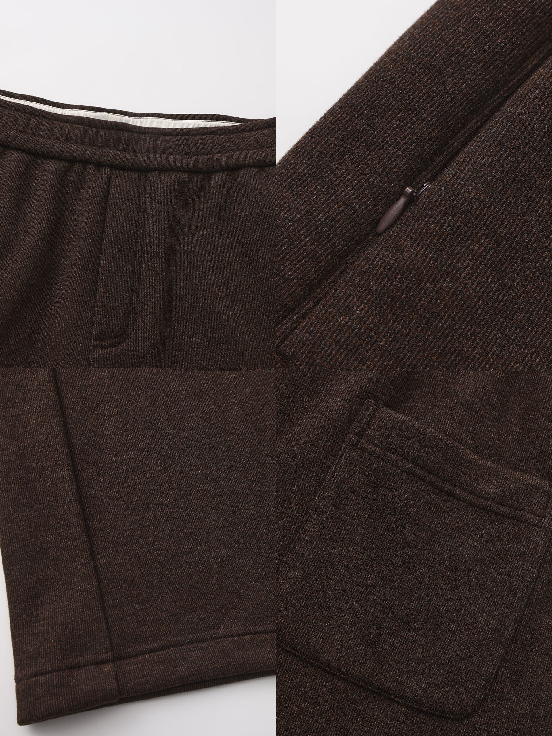 Loose Fit Elastic Waist Pants-9
