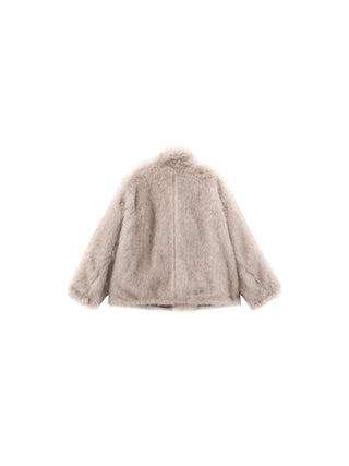 Oversized Faux Fur Hybrid Coat
