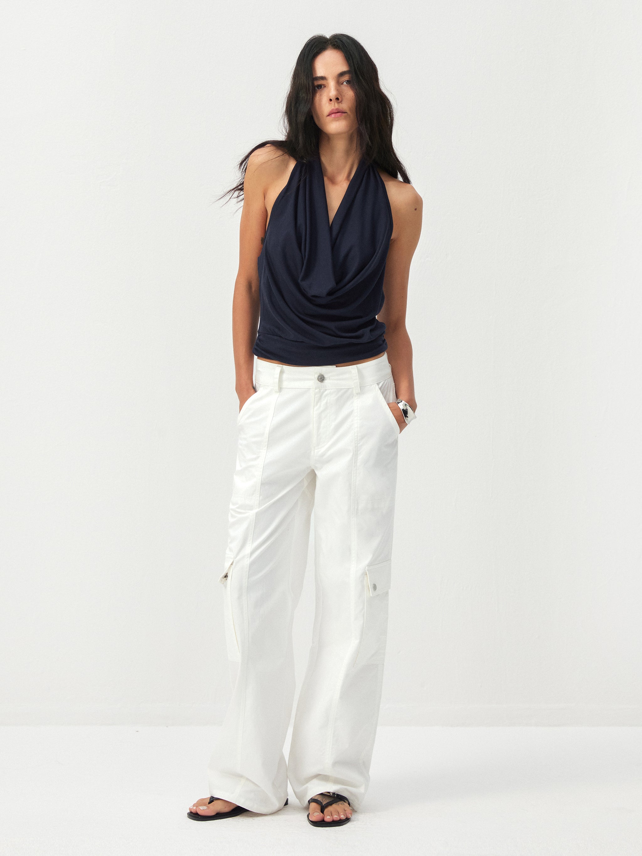 CUBIC 100% Cotton Casual Cargo Pants-12