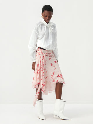 CUBIC Nylon Drawstring Collar Sheer Windbreaker Jacket