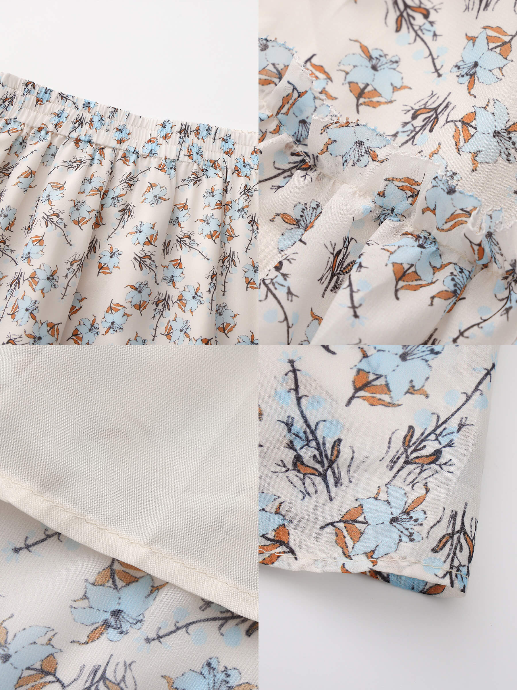 Floral Print Maxi Skirt-10