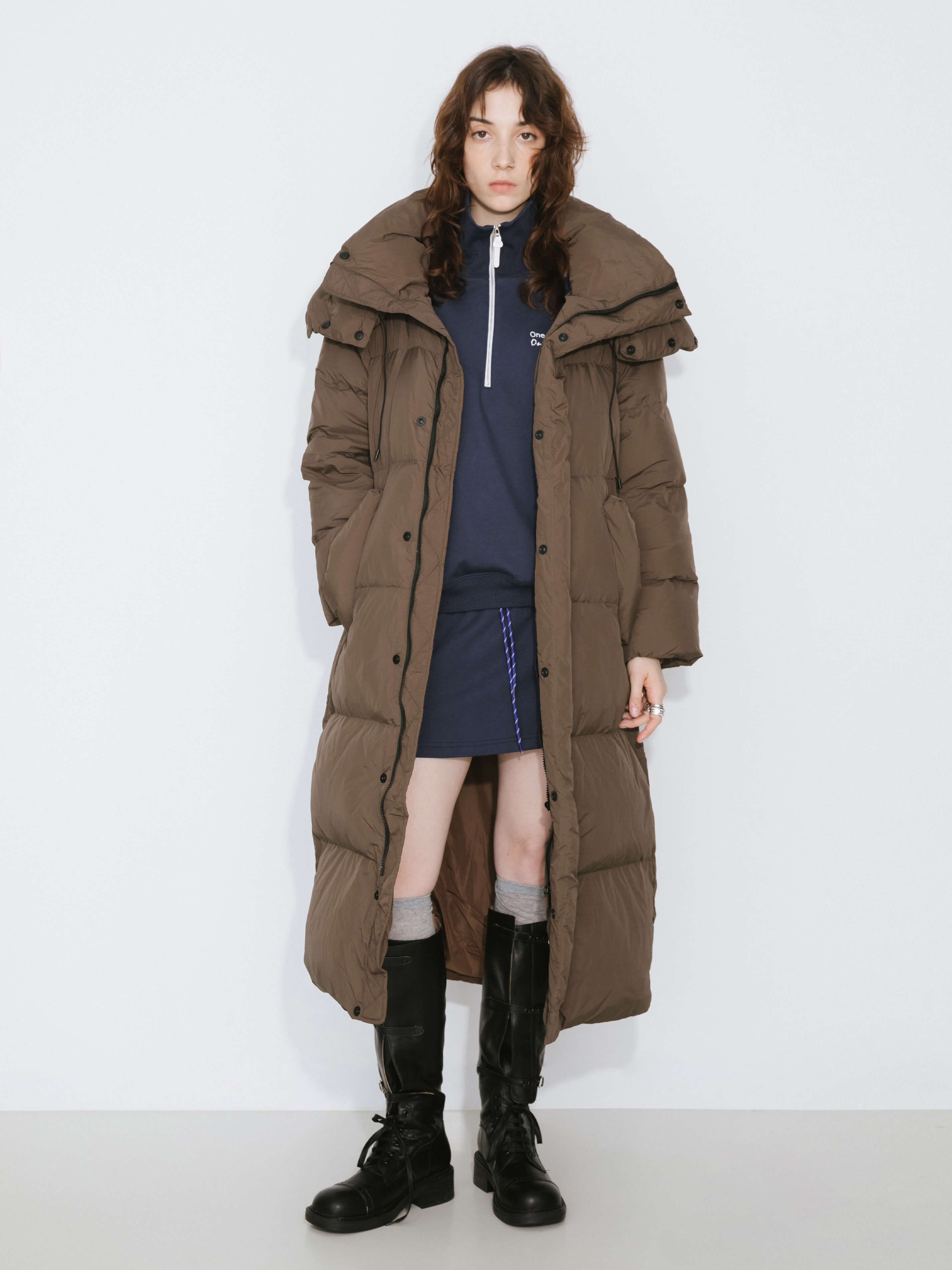 Long A-line Down Coat-11