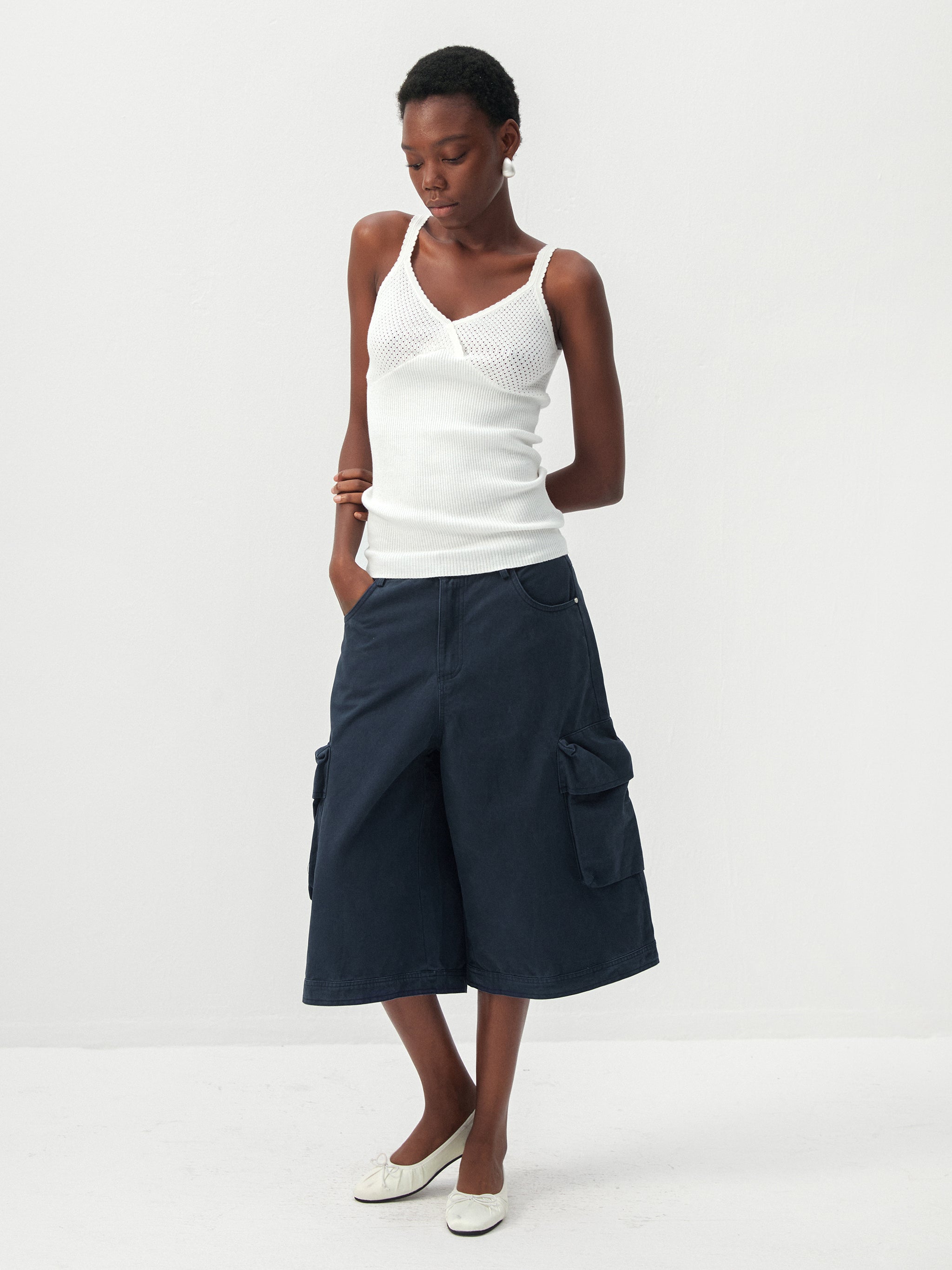 CUBIC 100% Cotton Cargo Culottes-10