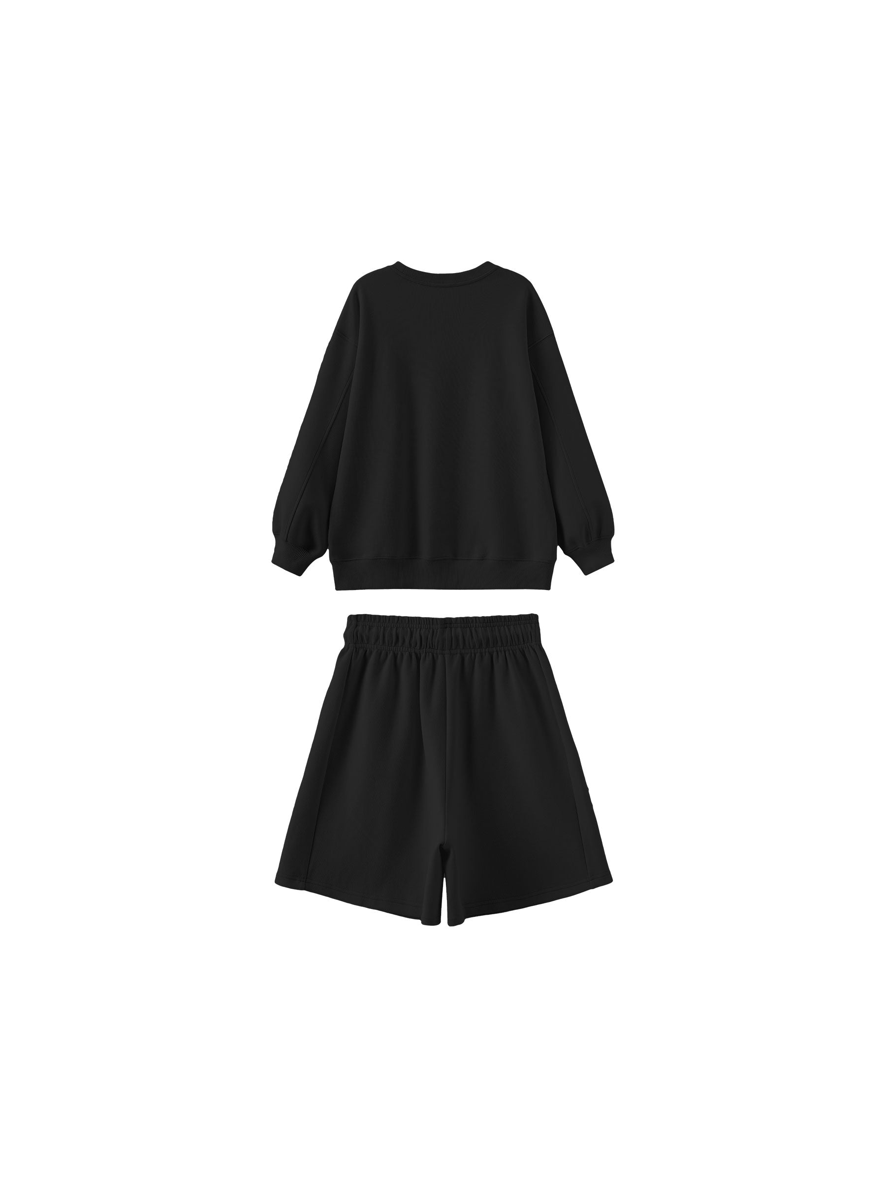 Oversized Boyfriend Sweater and Matching Shorts-11