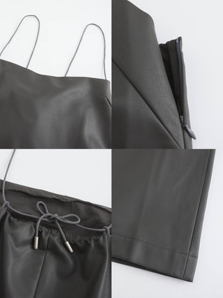 Sleeveless Dress With Cord Straps