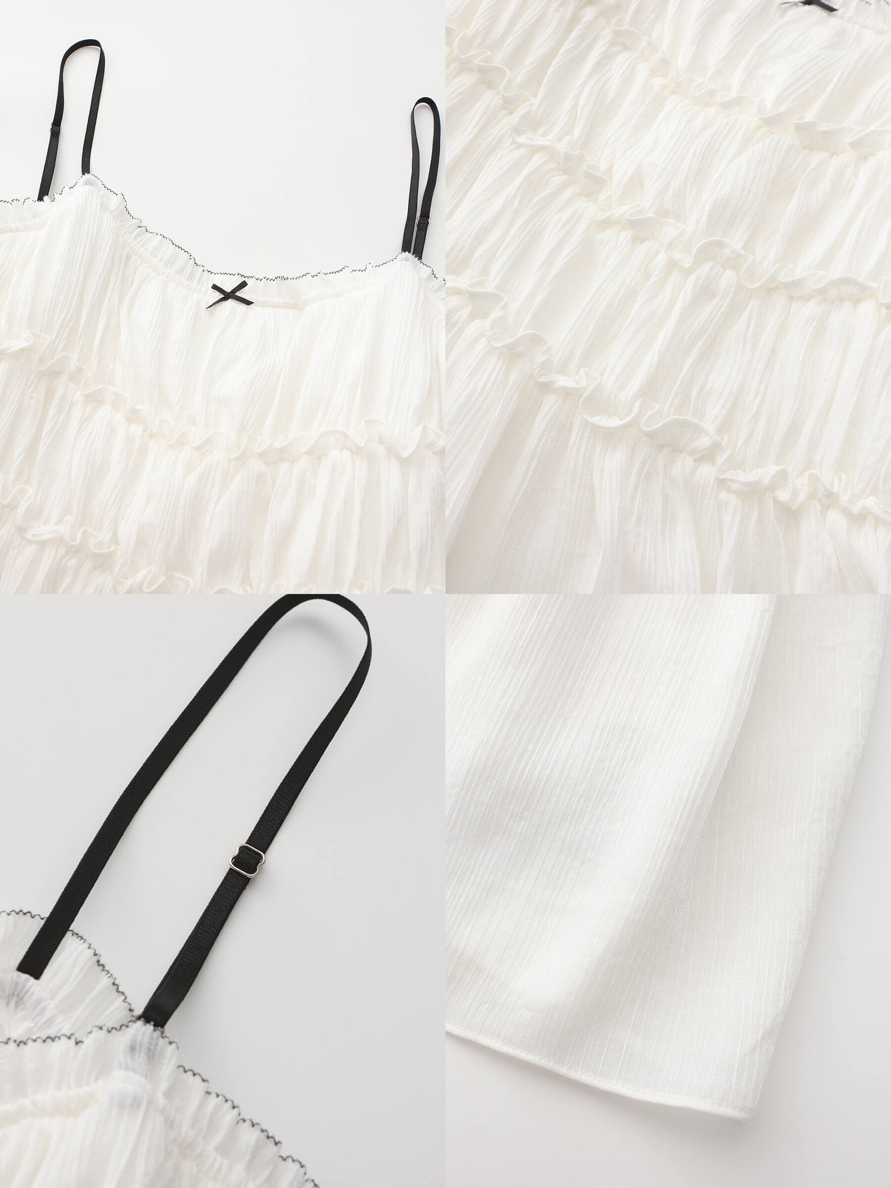 Fit Lace Pleated Sling Dress-10