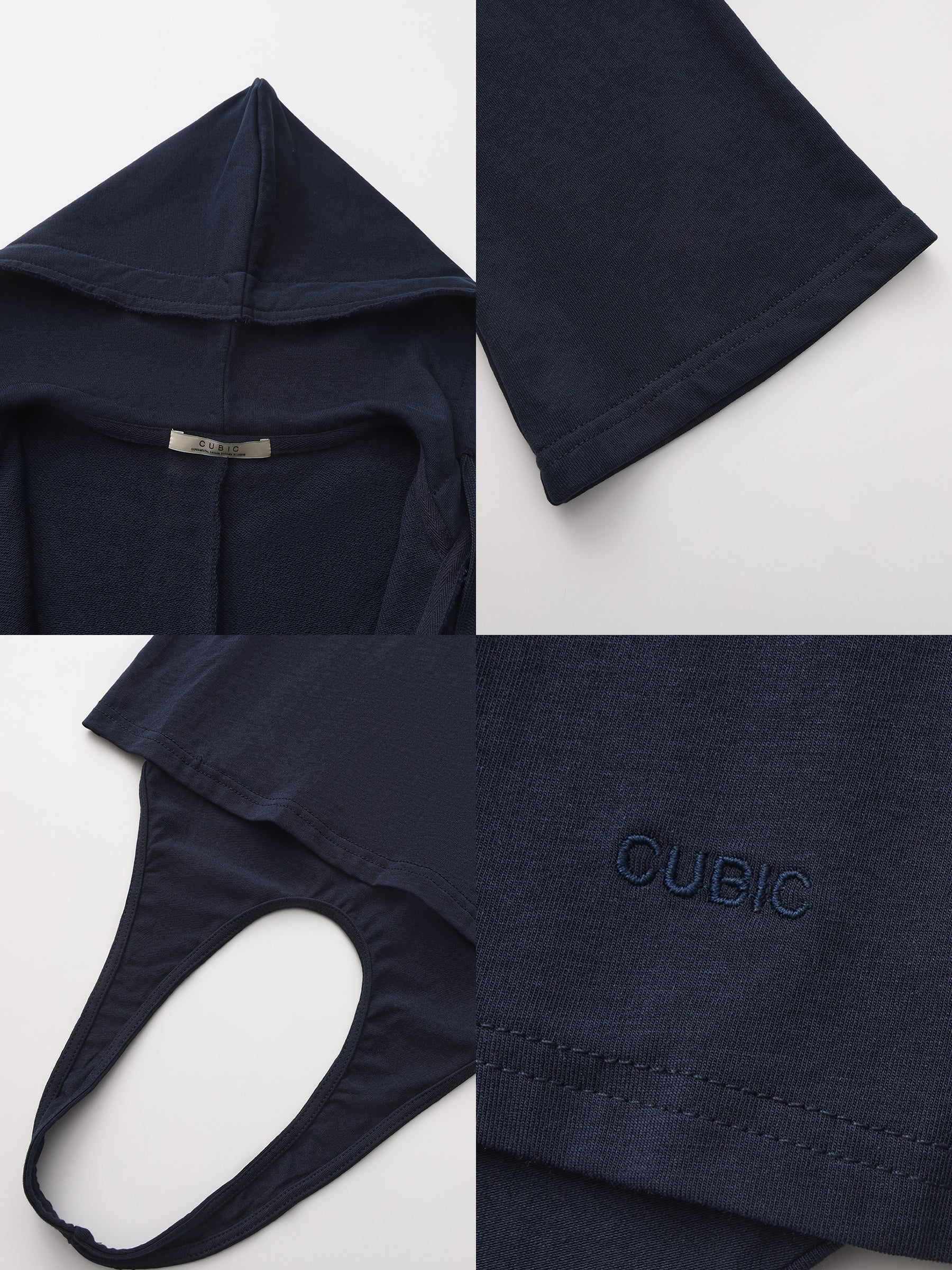 Layered Halter Cami Hoodie-9