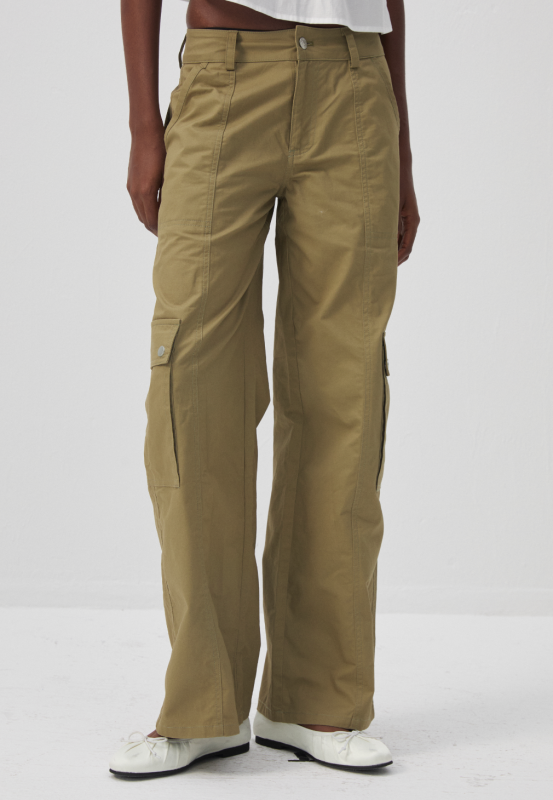 CUBIC 100% Cotton Casual Cargo Pants-2