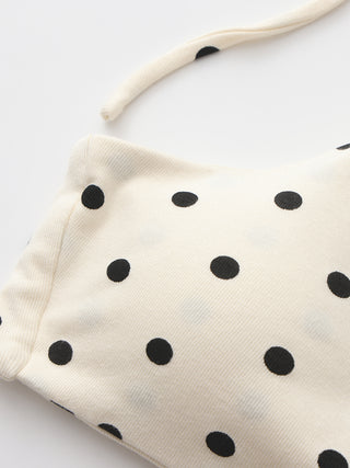 CUBIC Polka Dot Halter Neck Strap
