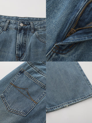 Loose-Fit Flared Vintage Jeans
