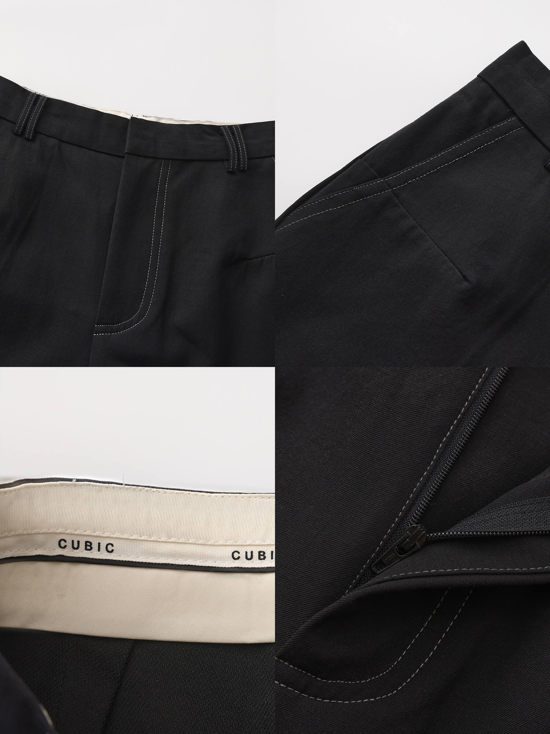 Knee-Length Casual Trousers-10