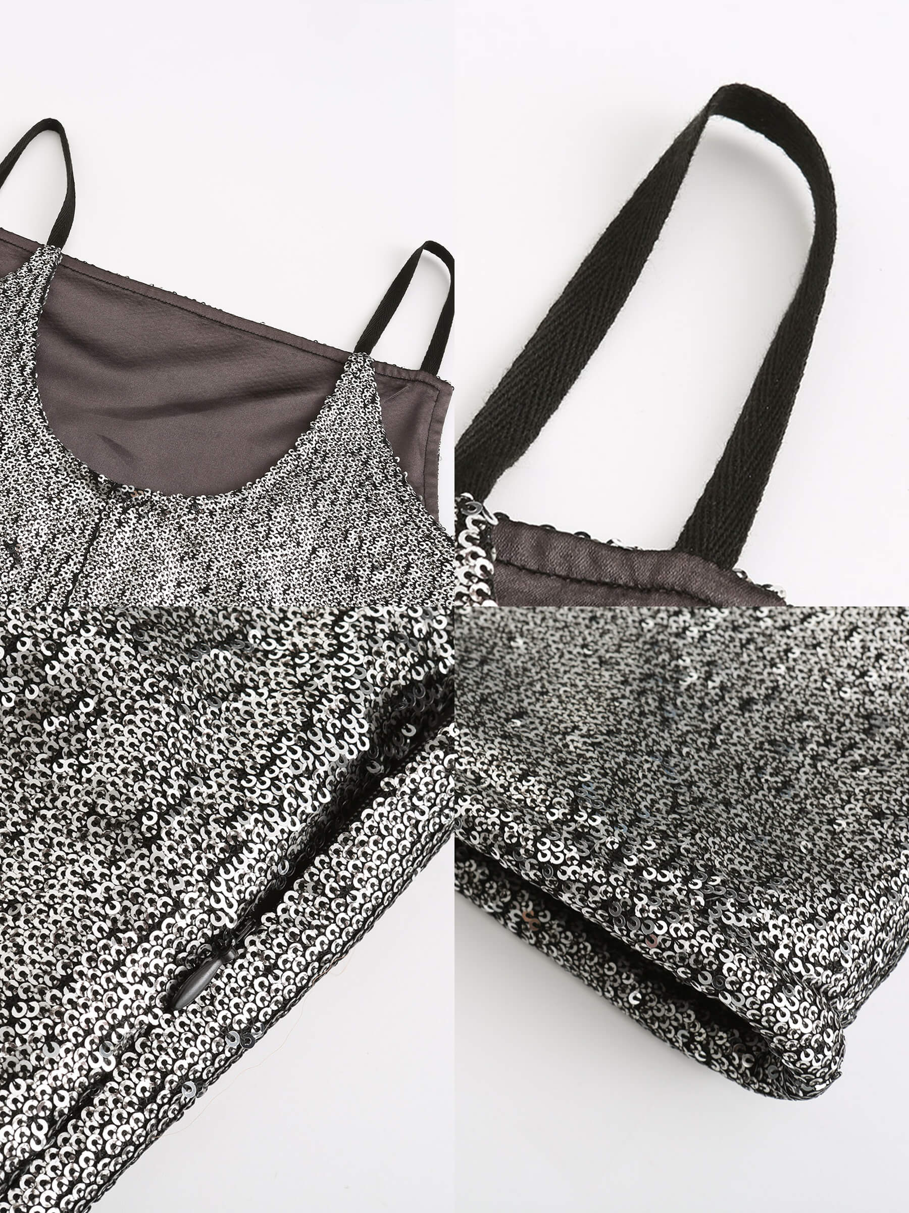 Silver Space Sling Dress-10