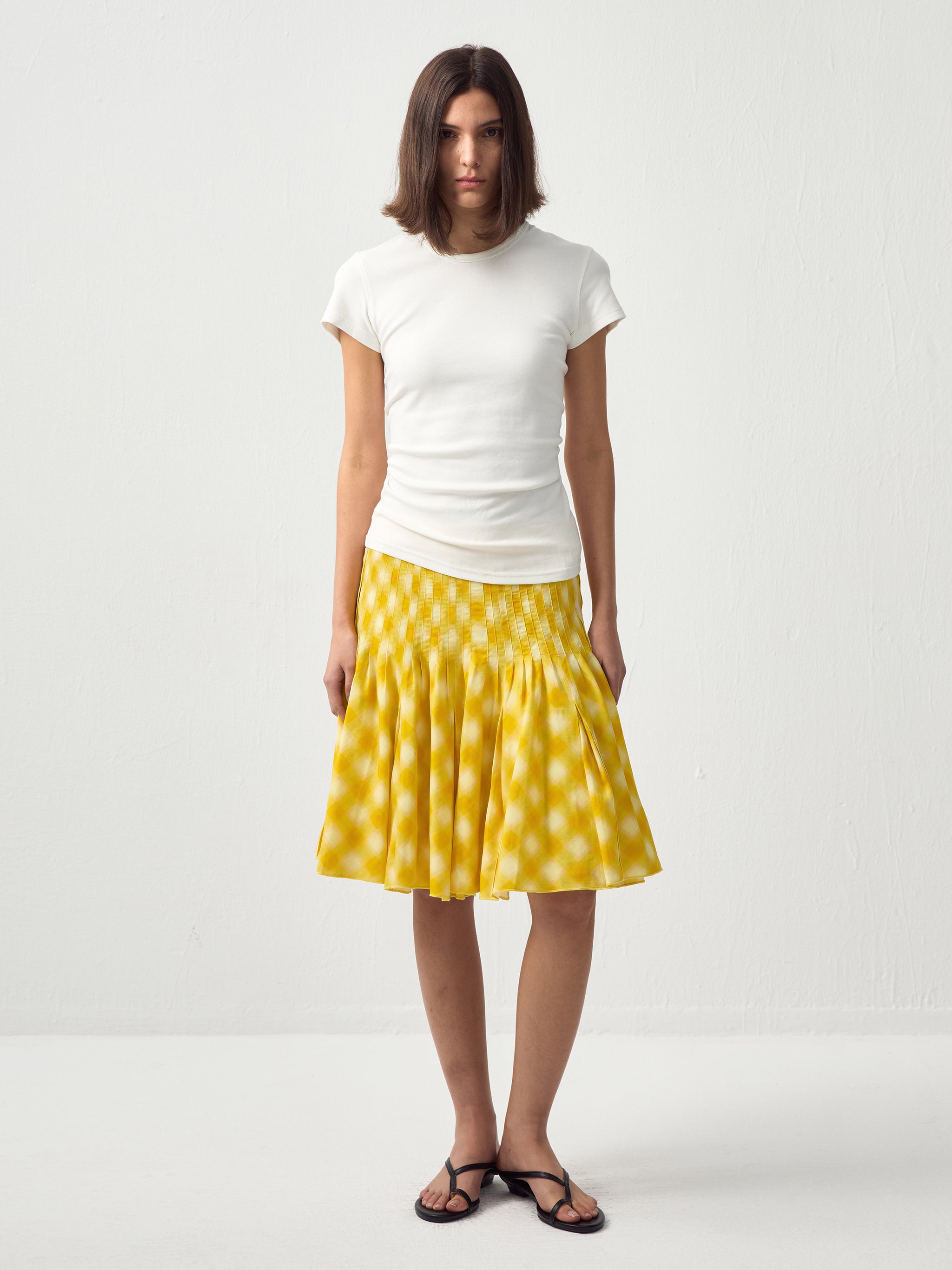 CUBIC Slim Cropped Crew Neck Top-10