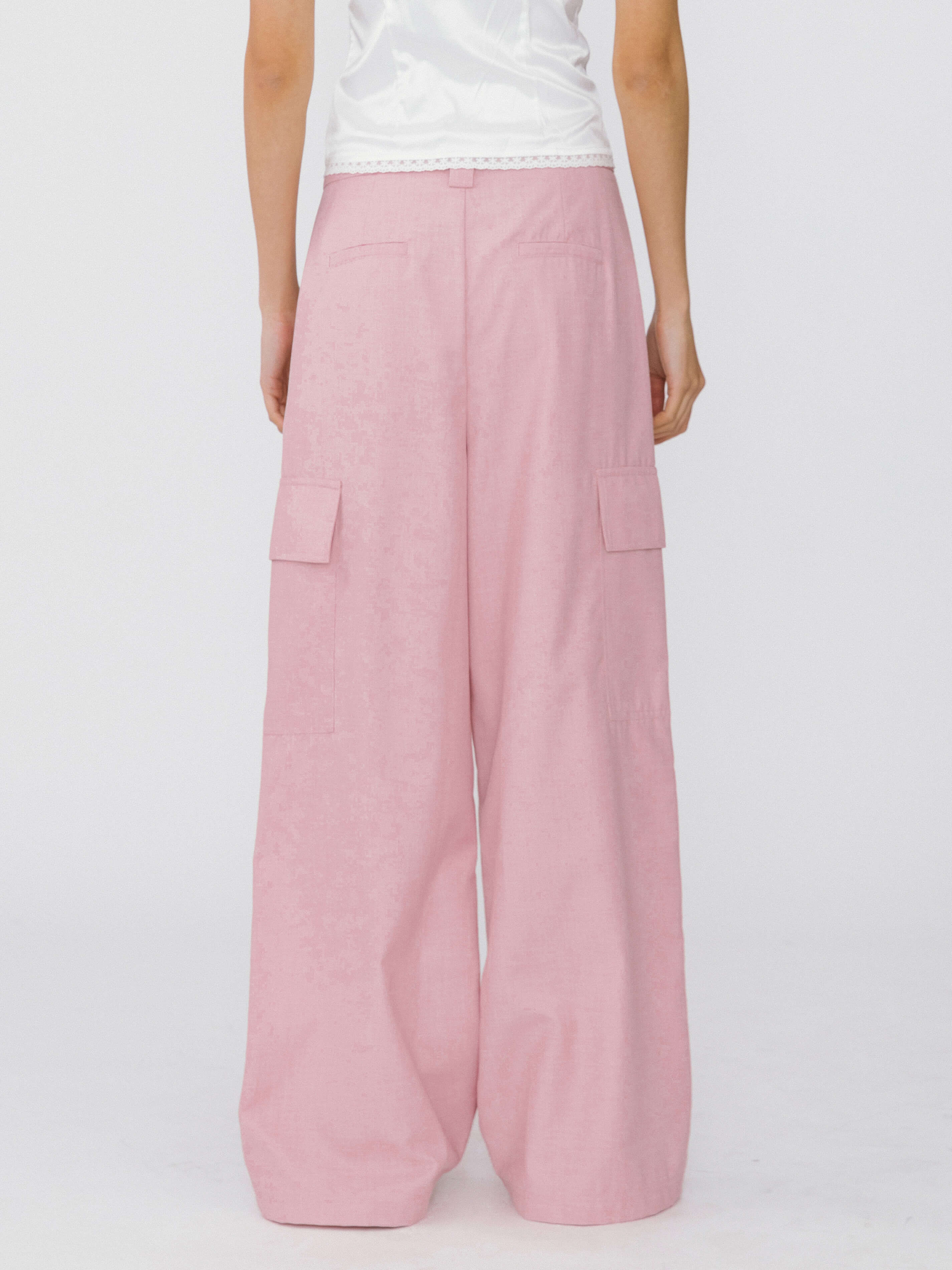 Straight Leg Cargo Trousers-11