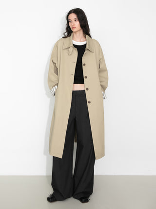 Macintosh Trench Coat with Striped Lining