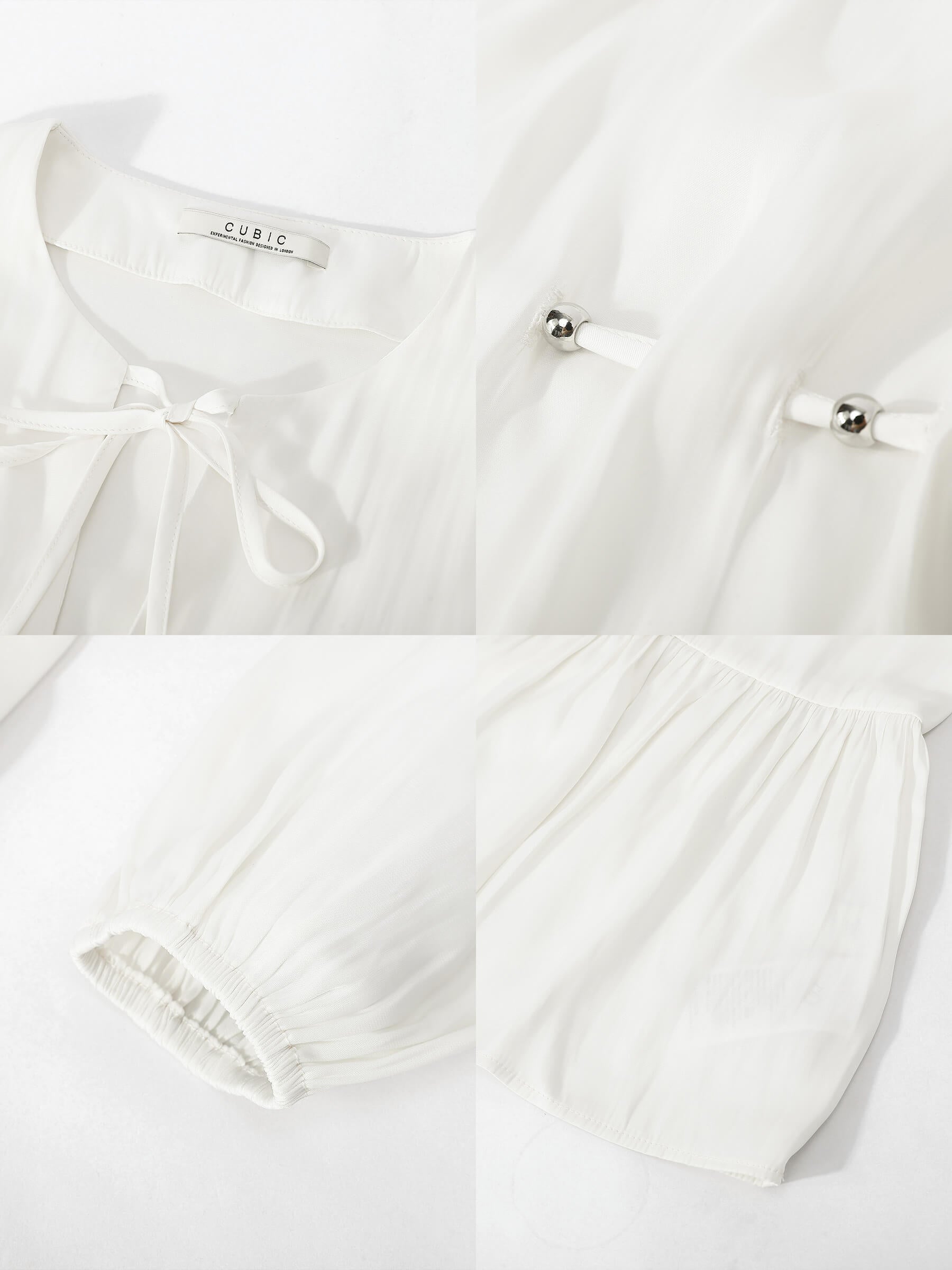 Tiered Long Sleeve A-line Dress-10