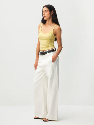 CUBIC Minimalist Wide-Leg Trousers