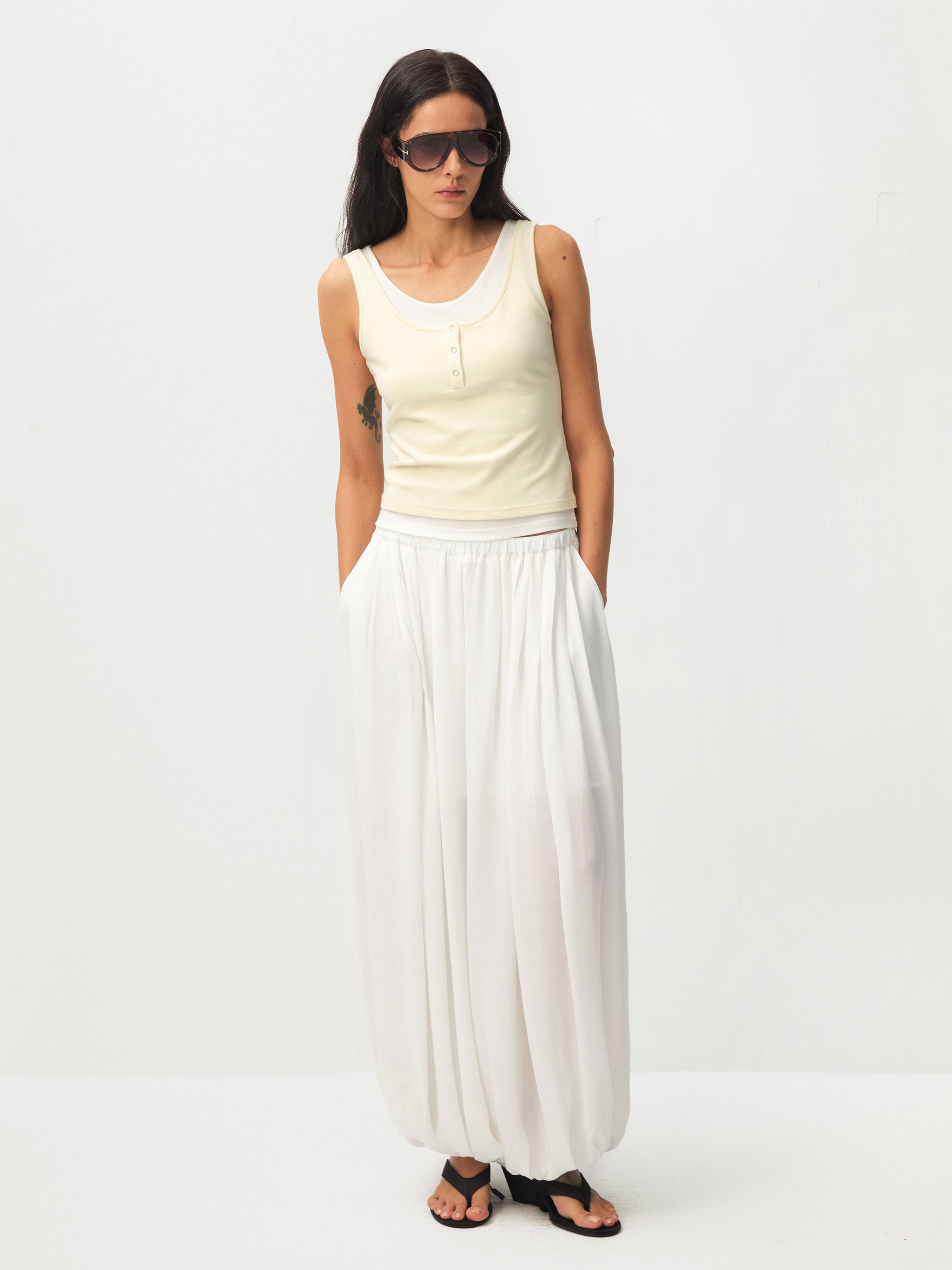 CUBIC Lyocell Two-Piece Vest-10