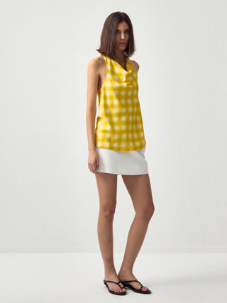 CUBIC Gradient Check Layered Skort