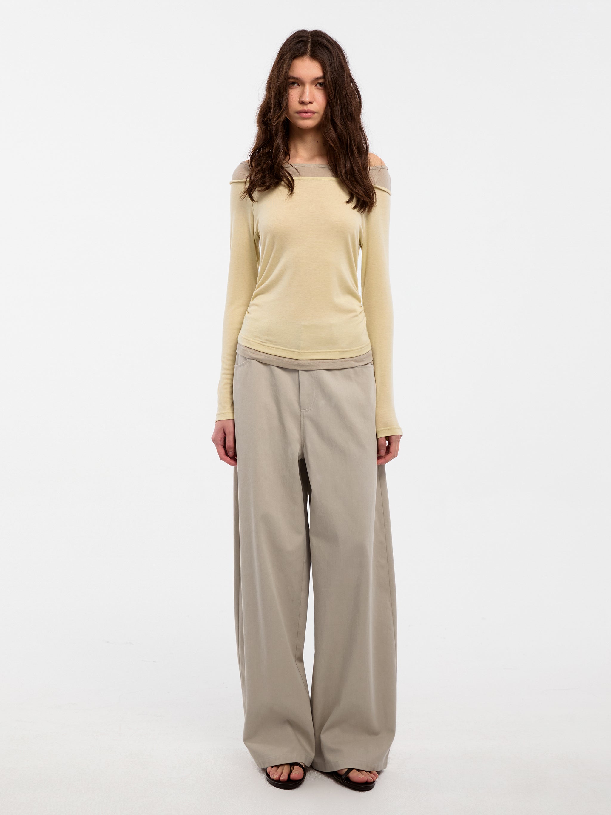 CUBIC Lyocell Straight Leg Casual Pants(Pre-order: 30days)-10