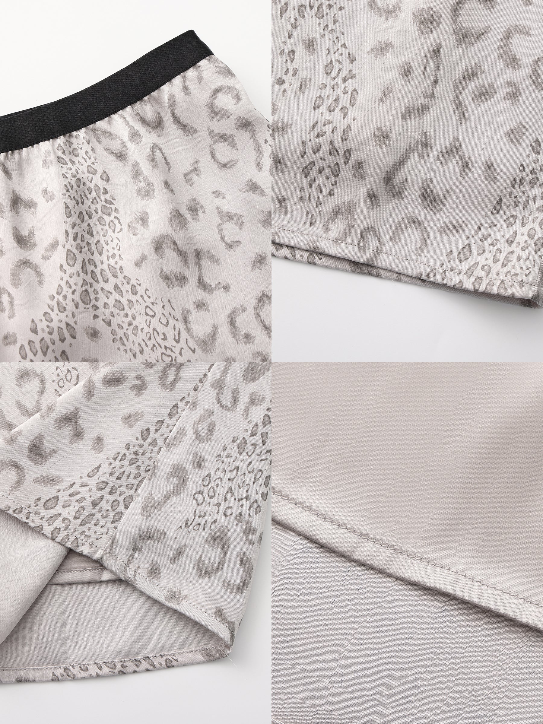 Leopard Print Straight Midi Skirt-9