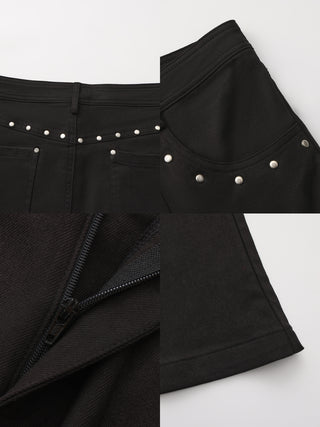 Vintage Lyocell-Blend Cropped Flared Trousers