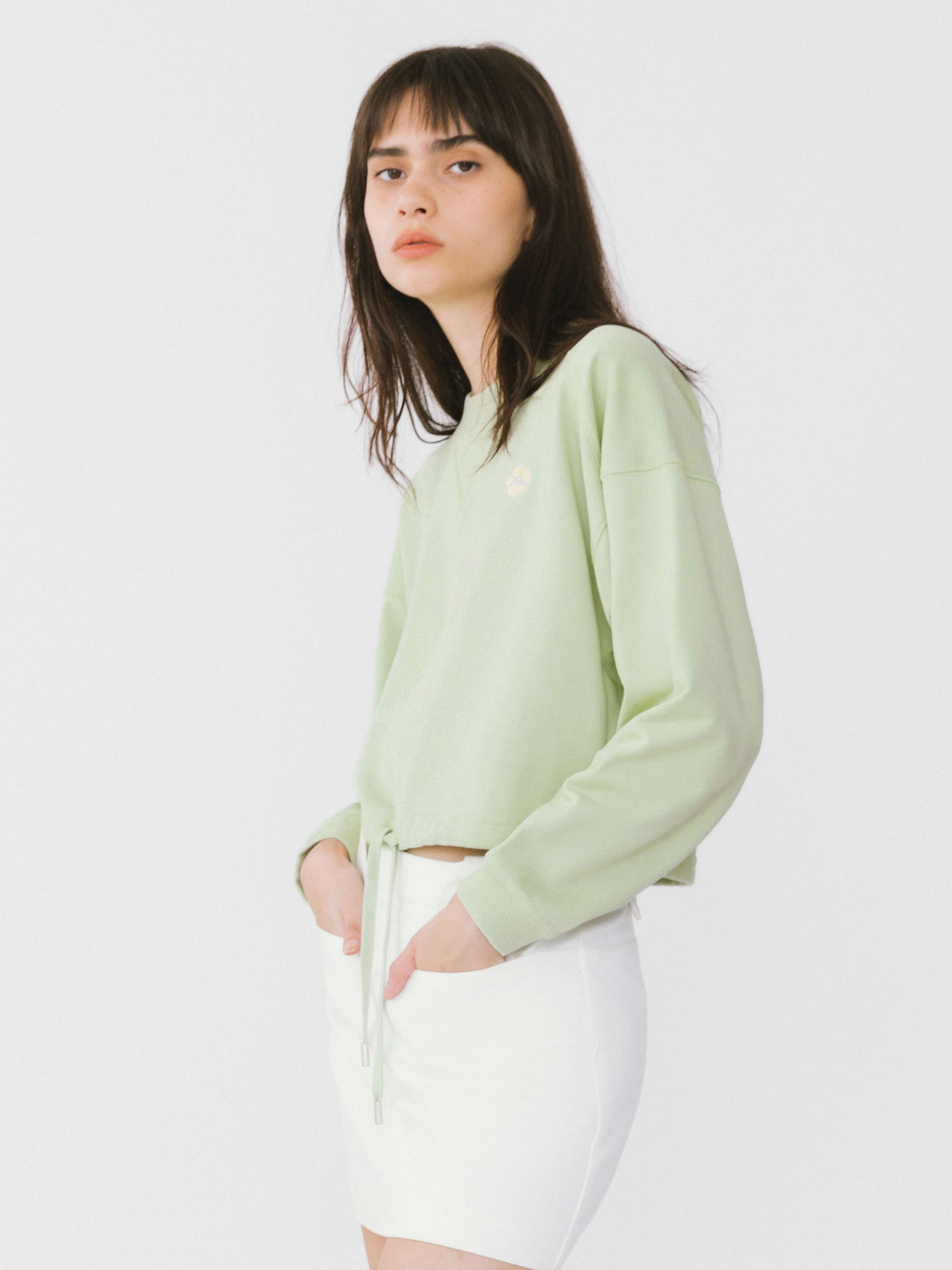 Short Basic Sweatshirt-12