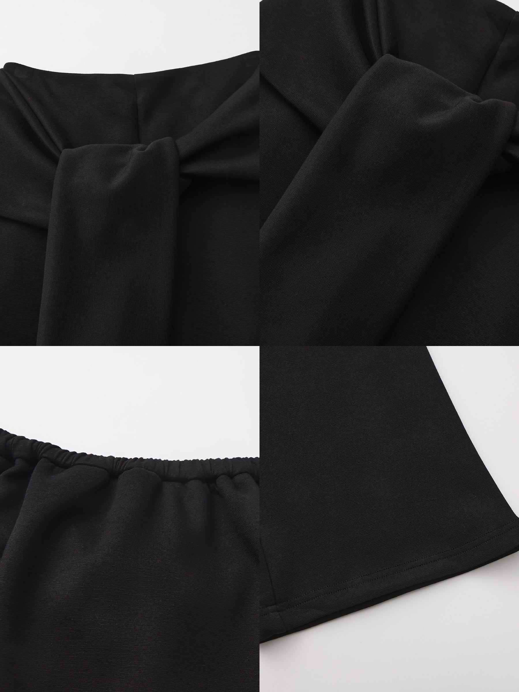 Casual Drawstring Waist Straight Pants-9