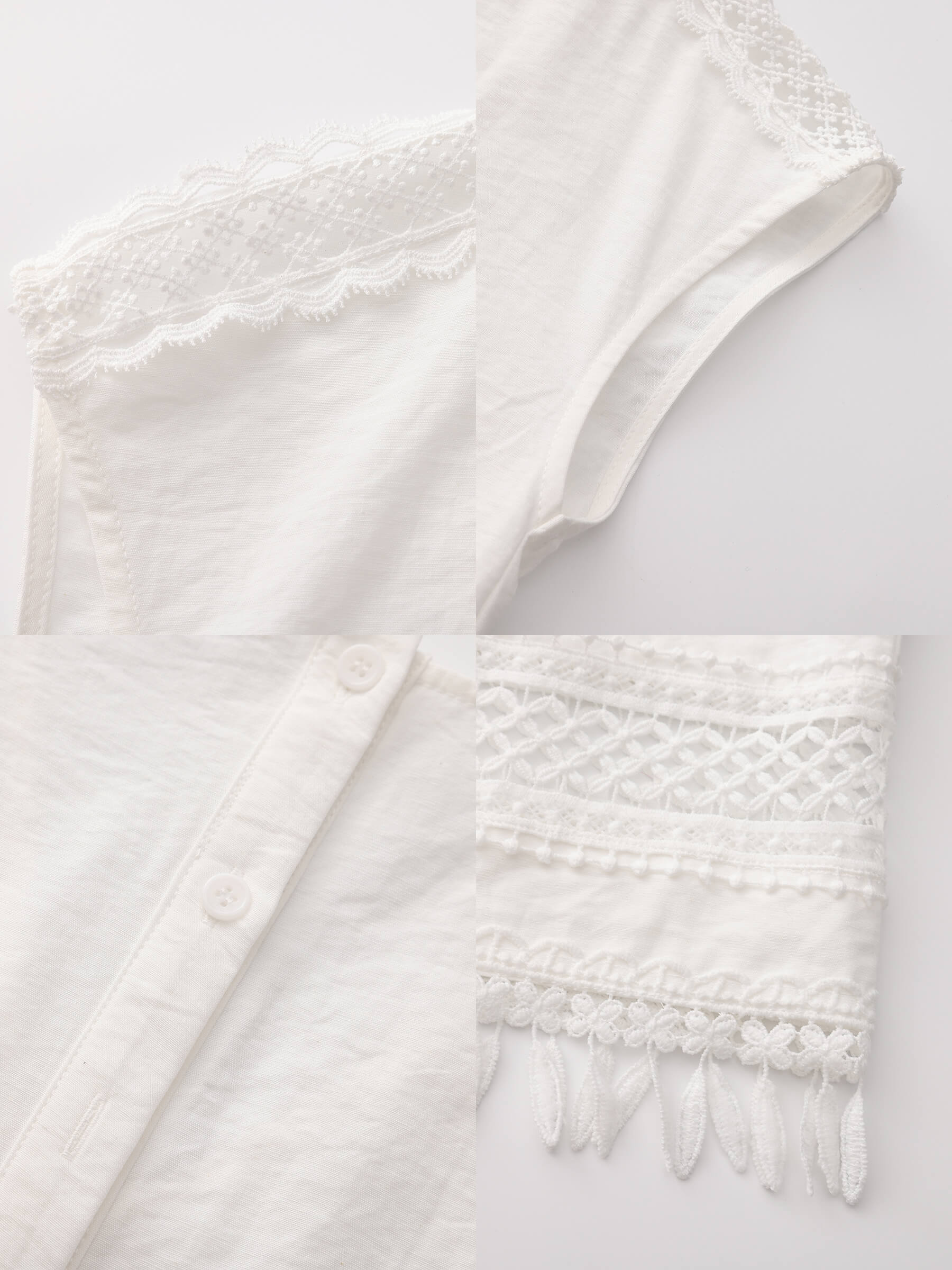 Hollow Out Drop-Shoulder Vest with Tassels-10