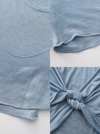 Convertible Layered Short-Sleeve T-Shirt
