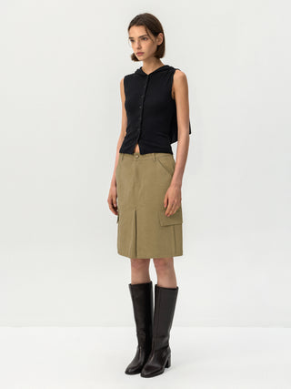 CUBIC Cargo Pleated Skirt
