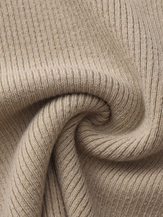 CUBIC Wool Blend Knit Halter Neck Top
