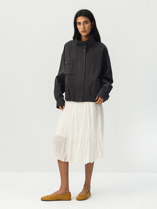 CUBIC Charcoal Cotton Utility Jacket