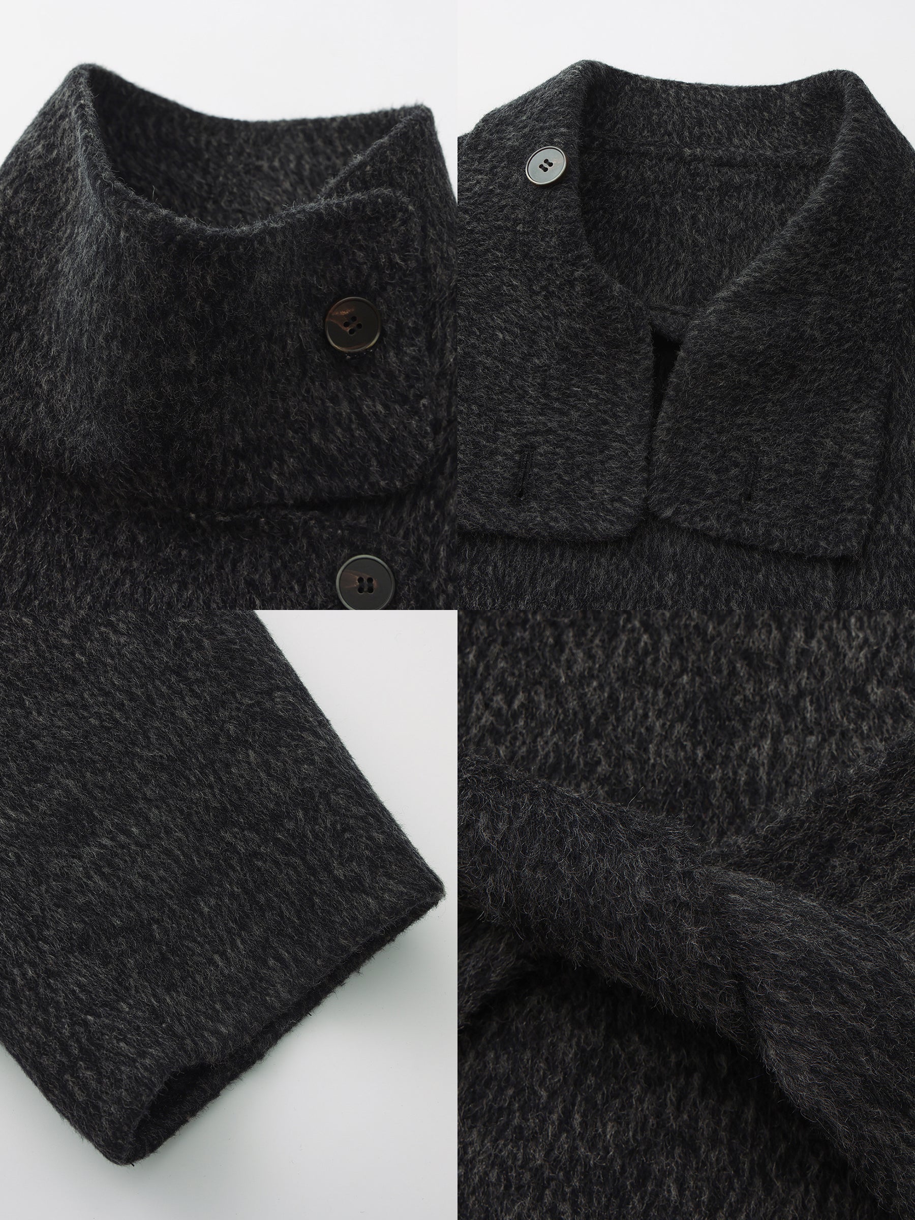 Relaxed Cashmere-Wool Blend Cocoon Jacket-9