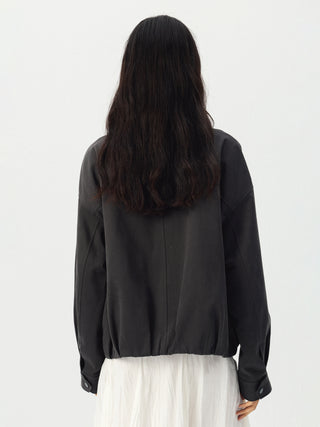 CUBIC Charcoal Cotton Utility Jacket