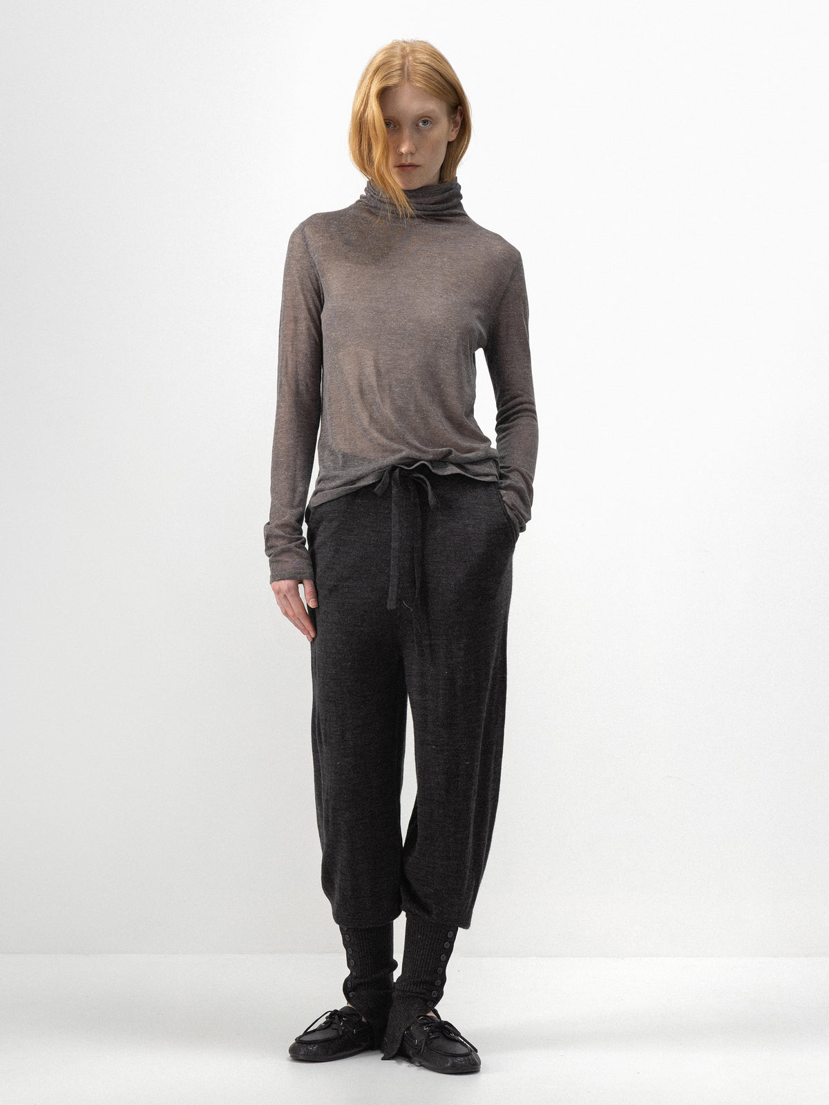 CUBIC Sheer Turtleneck Layering Top-11