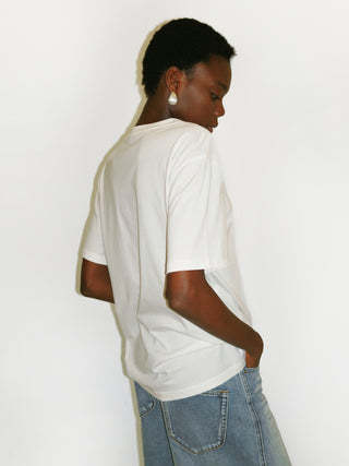 CUBIC Apple Print Oversized T-shirt