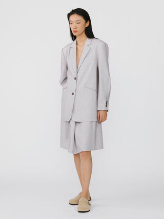 A-line Round Skirt with Wool Blend
