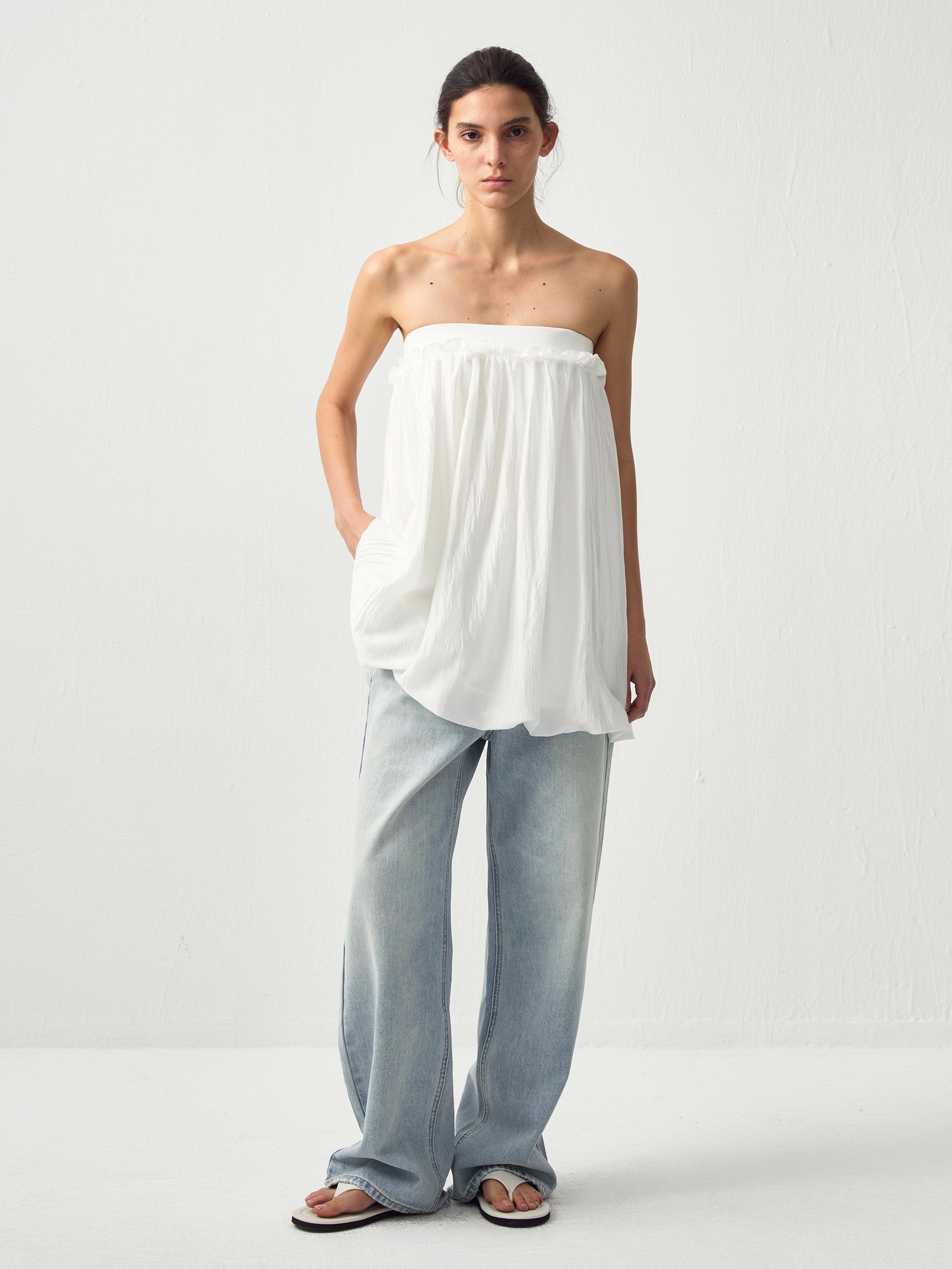 CUBIC Acetic Bud Midi Skirt-11