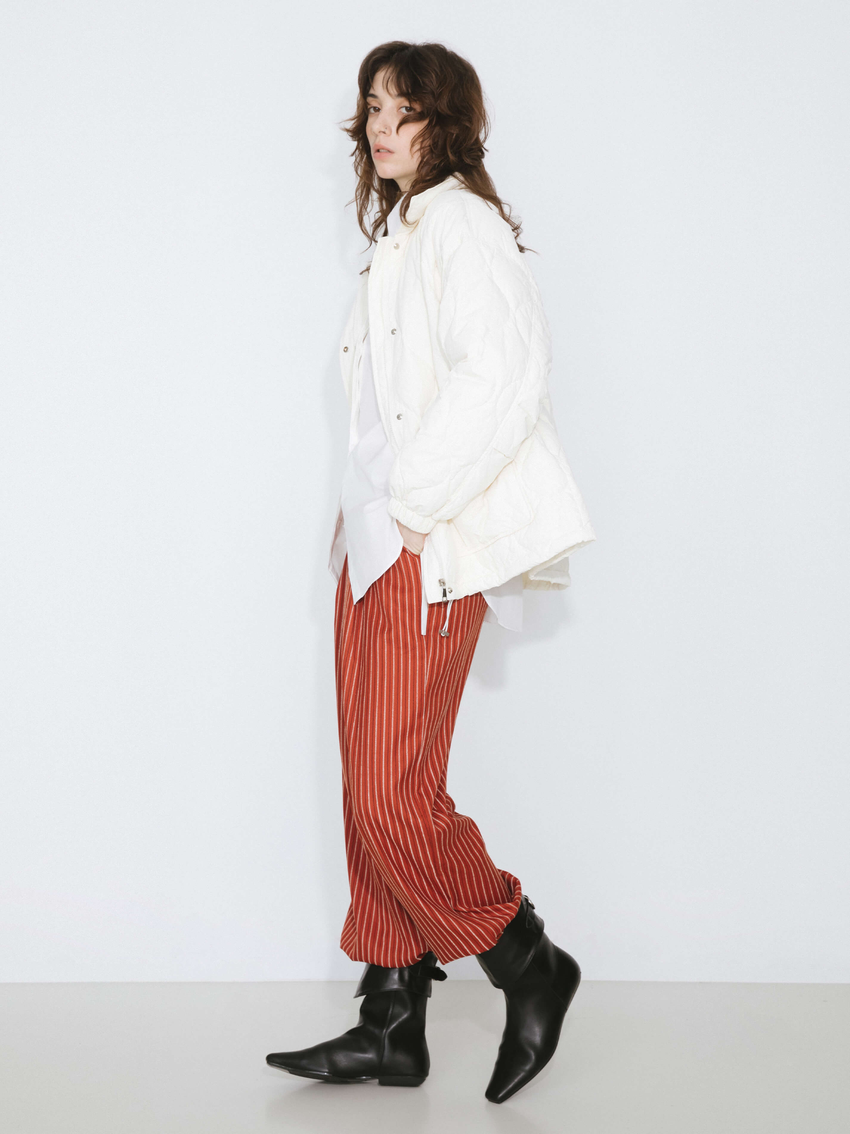 Diamond Padded Short Puffer Jacket-11