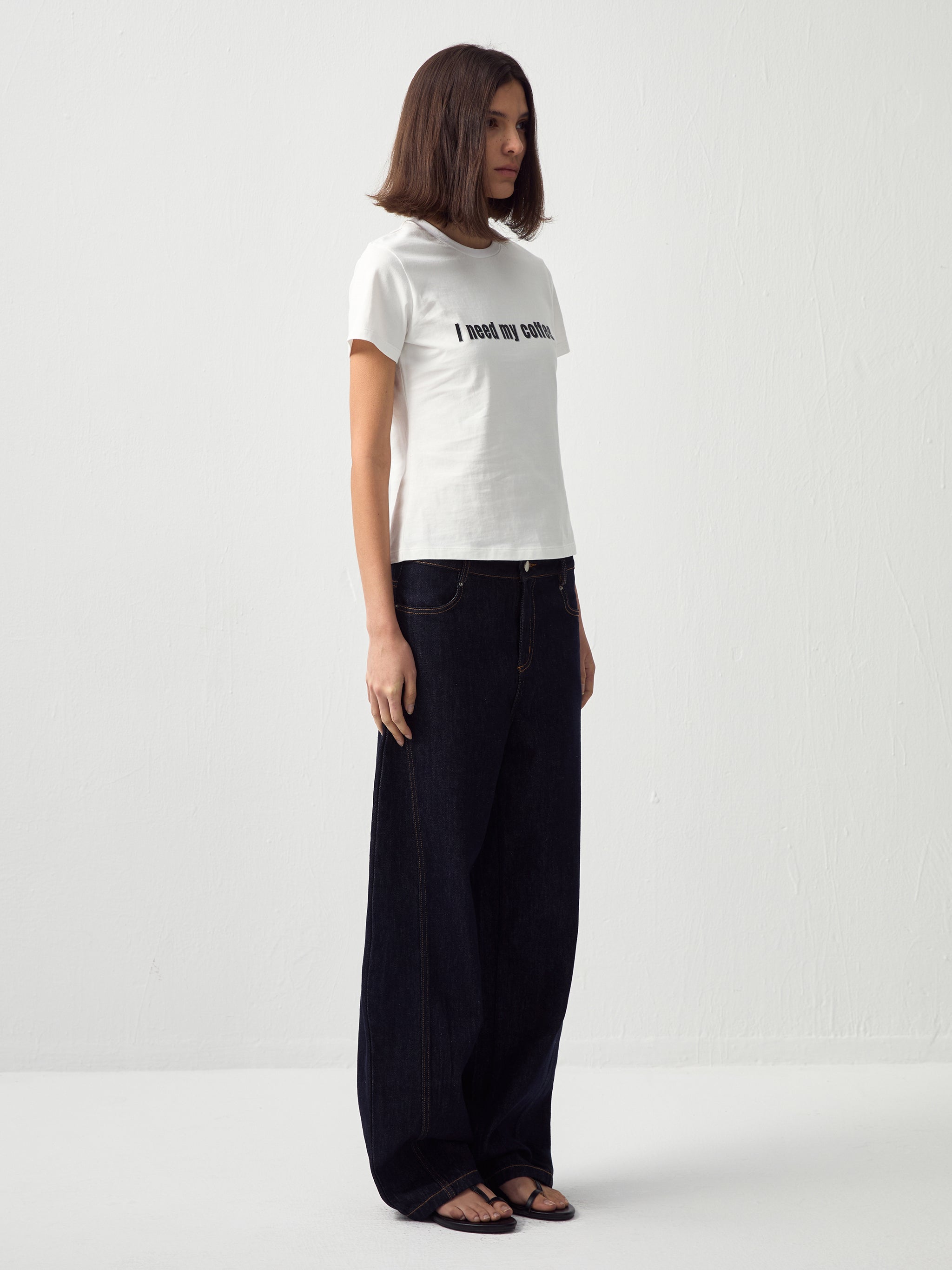 CUBIC Curved Ribbon Jeans-11