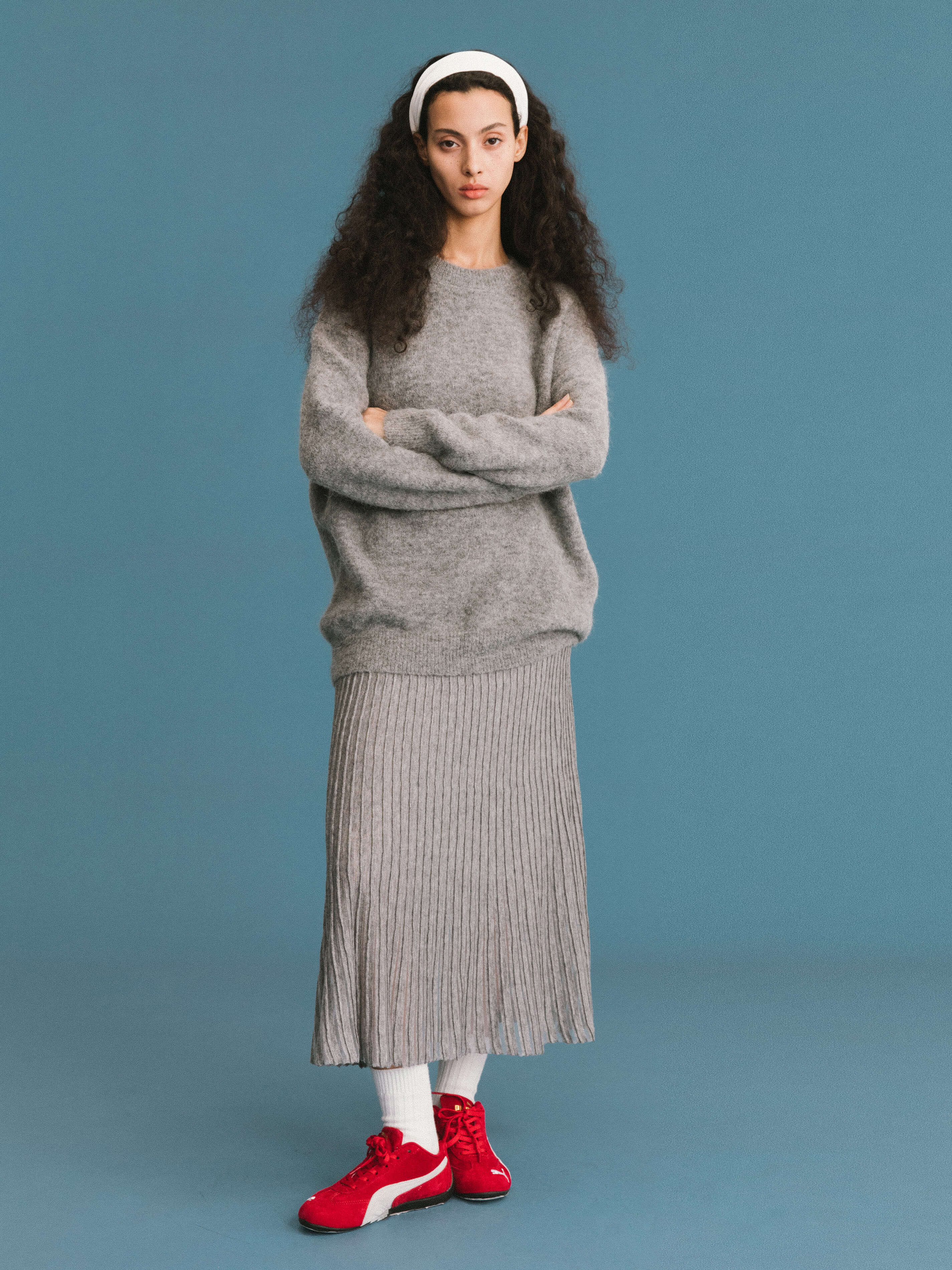 ONE BY CUBIC Brushed Alpaca Knitwear Jumper-13