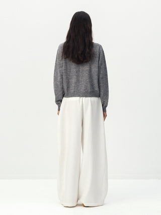 CUBIC Relaxed V-Neck Knit Cardigan