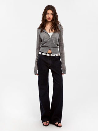 CUBIC Wool Zip-Up Hoodie