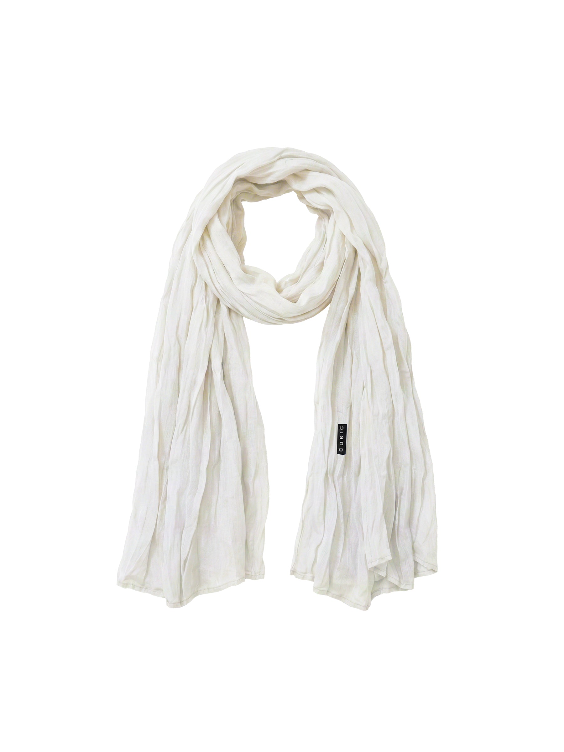 CUBIC Crinkled Lightweight Scarf-11